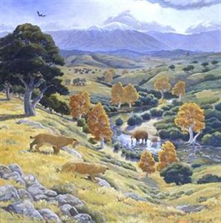 Ice Age Grasslands Mural