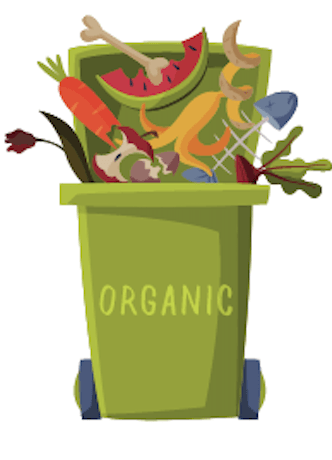 Organics Trash Can