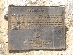 Fossil Reef sign